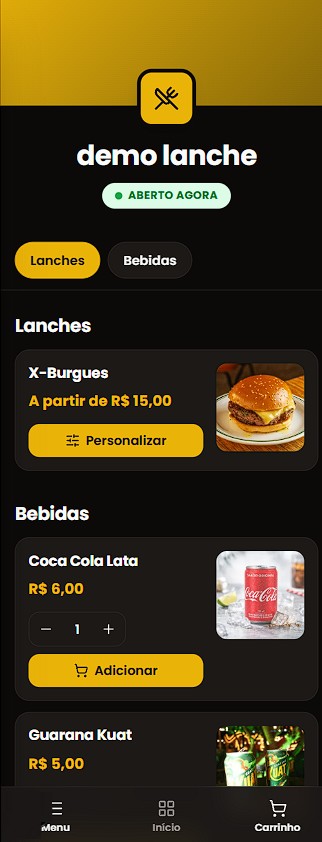 Configuração de tema